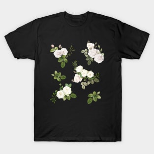 Rose Pattern T-Shirt